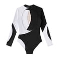 thumbnail image 5 of YONGHS Kids Girls Long Sleeve Gymnastics Leotard Ballet Athletic Bodysuit, 5 of 5