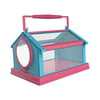 Kids Insect Butterfly Habitat Cage Critter Caterpillars Outdoor Collapsible blue and pink