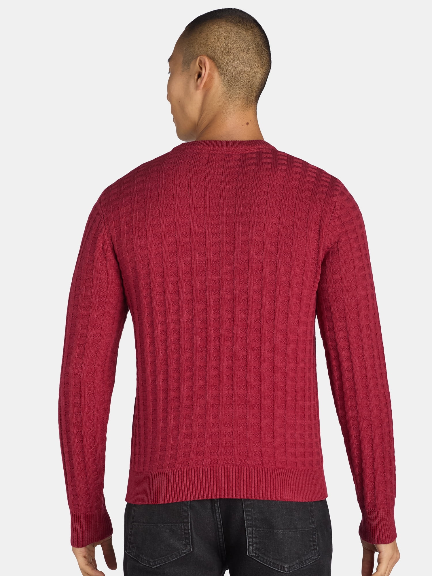 Tribekka 44 Men's Textured Crewneck Sweater, Sizes XS-3XL