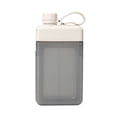 thumbnail image 1 of CSChome Bouilloire de Sport 450ml Bouteille de Sport Résistante à la Chaleur, Étanche, Anti-Chute, Transparente, Créative, Carrée, Plate, pour Sports Extérieurs, 1 of 7