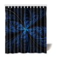 thumbnail image 1 of ABPHQTO Cortina de ducha de baño de poliéster impermeable floral 150x180 cm, 1 of 2