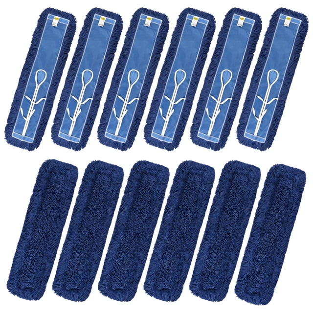 Recambio para mopa, L Luke Supply Matthew Cleaning, 24 pulgadas, paquete de 12