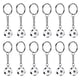 thumbnail image 3 of Llaveros De Balón De Fútbol, ​​​​plástico 12 Piezas Mini Colgante De Balón De Fútbol De Simulación Para Premio Escolar Para Fanáticos De Puertos Para Decoración De Centro, 3 of 7
