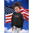 thumbnail image 2 of 4th Of July Vintage Banner Hoodie Juniors -Image by Shutterstock,  x-Large, 2 of 4