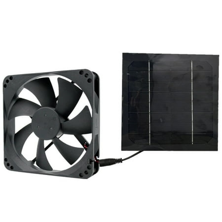 

20W 12V Solar Panel Air Extractor Mini Ventilator Solar Panel Powered Fan for Dog Chicken House