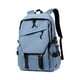 thumbnail image 2 of Mochila para estudiantes de secundaria, elegante bolsa de viaje para la escuela, adolescentes, mujeres, niñas y niños. Azul, 2 of 10