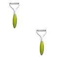 thumbnail image 1 of Pelador de frutas y verduras Bewildely de acero inoxidable 2Conjunto Verde serrado, 1 of 6