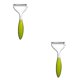 thumbnail image 4 of Pelador de frutas y verduras Naiovety 2Conjunto Verde serrado acero inoxidable, 4 of 6