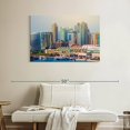 thumbnail image 2 of Elephant Stock City Of San Diego Wall Art - Horizontal Canvas Wall Art - Living Room Wall Decor - City Canvas - Blue And Beige Decor - 39" x 26", 2 of 4