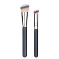 thumbnail image 1 of LNGOOR 2Pcs Portable Foundation Brushes Makeup Brushes Cosmetic Brush for Women, 1 of 7