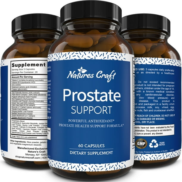 Natures Craft Prostate Support Supplement Formula for Gland Health