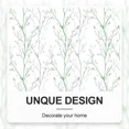 thumbnail image 6 of Lfeey Blackout Curtains Green Grey Tree Branch Printed Curtains for Bedroom Windows, Grommet Top Drapes 84 inch Length, 2 Panels, 6 of 7
