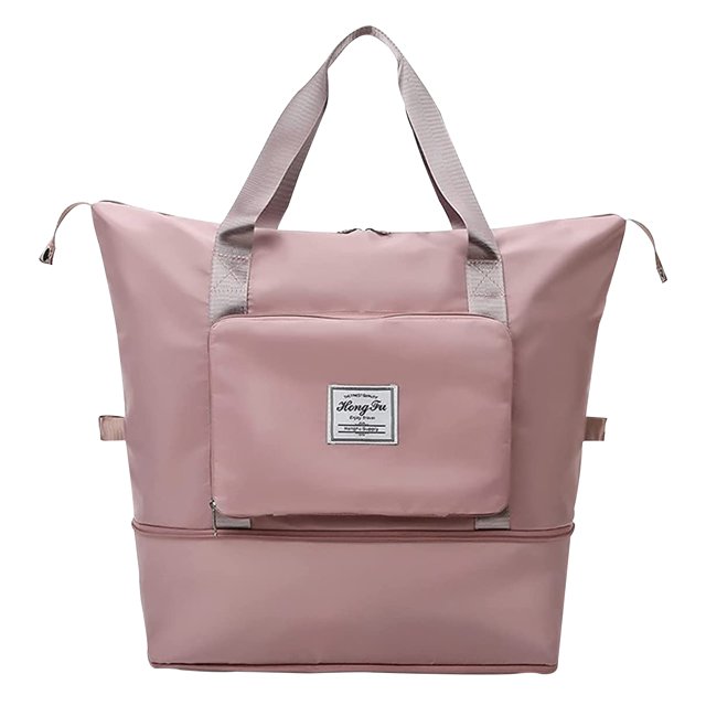 Plegable Impermeable Gran Capacidad para Fin Semana (rosa)