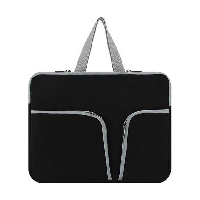Funda impermeable para portátil Linyer, bolsa portátil, bolsa de transporte de bolsillo, protector, compartimentos reutilizables, almacenamiento empresarial, color negro, 11 pulgadas