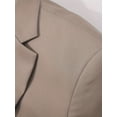 thumbnail image 6 of [Two Button Lapel] Men's 3pcs Business Suit | Champagne Color | Two Button Lapel Jacket Vest Trouser Set | Wedding Business Tuxedo, 6 of 8