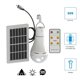 thumbnail image 2 of Lámpara solar LED para exteriores, impermeable, con control remoto, temporizador, luz solar para jardín, para senderismo, camping, pesca, luces de emergencia, 2 of 5
