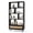 Black, variant on Patiojoy 64" Tall Freestanding Wooden Bookcase 6-Tier Bookshelf with Rattan Drawer Black