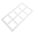 thumbnail image 1 of WRITWAA 2Pcs White Decorative Rocker Switch Outlet Wall Plate Cover Fits Standard 86 Boxes, 1 of 8