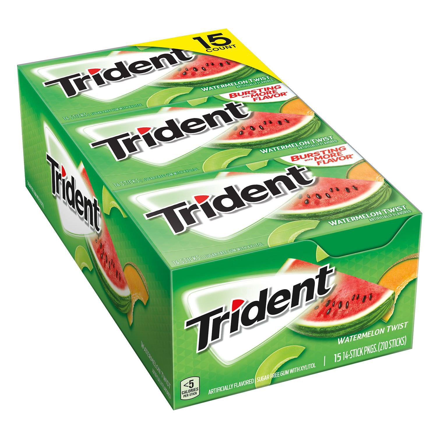 Mondelez Trident Gum, 15 ea