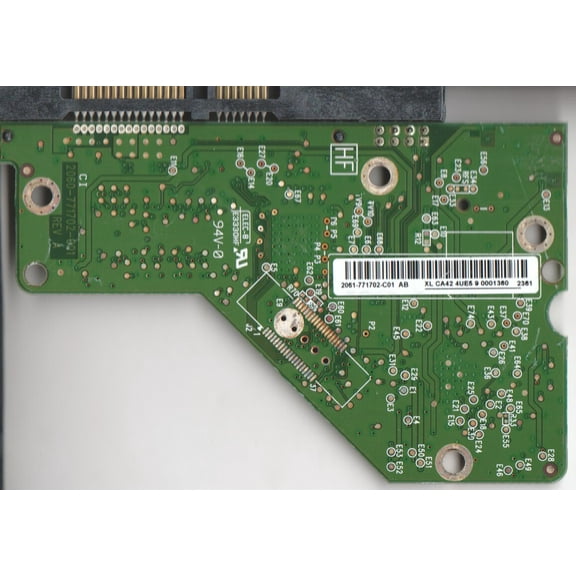 WD2503ABYX-01WERA1, 2061-771702-C01 AB, WD SATA 3.5 PCB