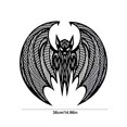 thumbnail image 2 of Holloyiver Halloween Bat Shaped Placemats, 15" Heat Insulation Halloween Placemats Bat Shape Table Mat, Hollow Out Bat Shape Coasters Placemat for Dining Table Halloween Decoration, 2 of 6
