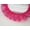 Hot Pink, variant on U8MO 5 Meters Ruffle Pleated Organza Lace Ribbon Trim 25mm Sewing Wedding Colour-White