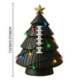 thumbnail image 2 of 5.9 Inch Sports Theme Christmas Tree, LED Football Basketball Baseball Tree, Colorful Christmas Tree Decor, Personalized Christmas Gift for Sports Fans and Enthusiasts, 2 of 7