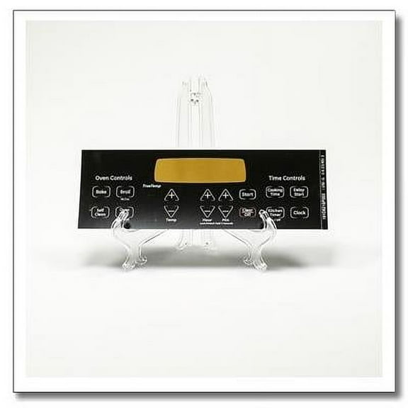 GE WB27T11229 Range Electronic Control Overl Ay Black - OEM Part