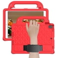 thumbnail image 5 of Feishell iPad 10.2 Case 2021/2020/2019, iPad 9th/8th/7th Generation Case, Heavy Duty Silicone Rubber EVA Protective Kids Case with Pencil Holder Hand Strap Shoulder Strap Stand for iPad 10.2",Red, 5 of 9