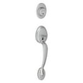 thumbnail image 2 of Schlage F92-PLY Plymouth Dummy Exterior Handleset from The F-Series, Matt Black, 2 of 7
