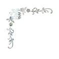 thumbnail image 1 of 3D Mirror Flower Removable Wall Sticker Art Acrylic Mural Decal Wall Home Decor, 1 of 7