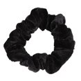 thumbnail image 1 of 10 Pack Black Velvet Scrunchie Hair Elastics Hair Bobbles Hair Bands, 1 of 5