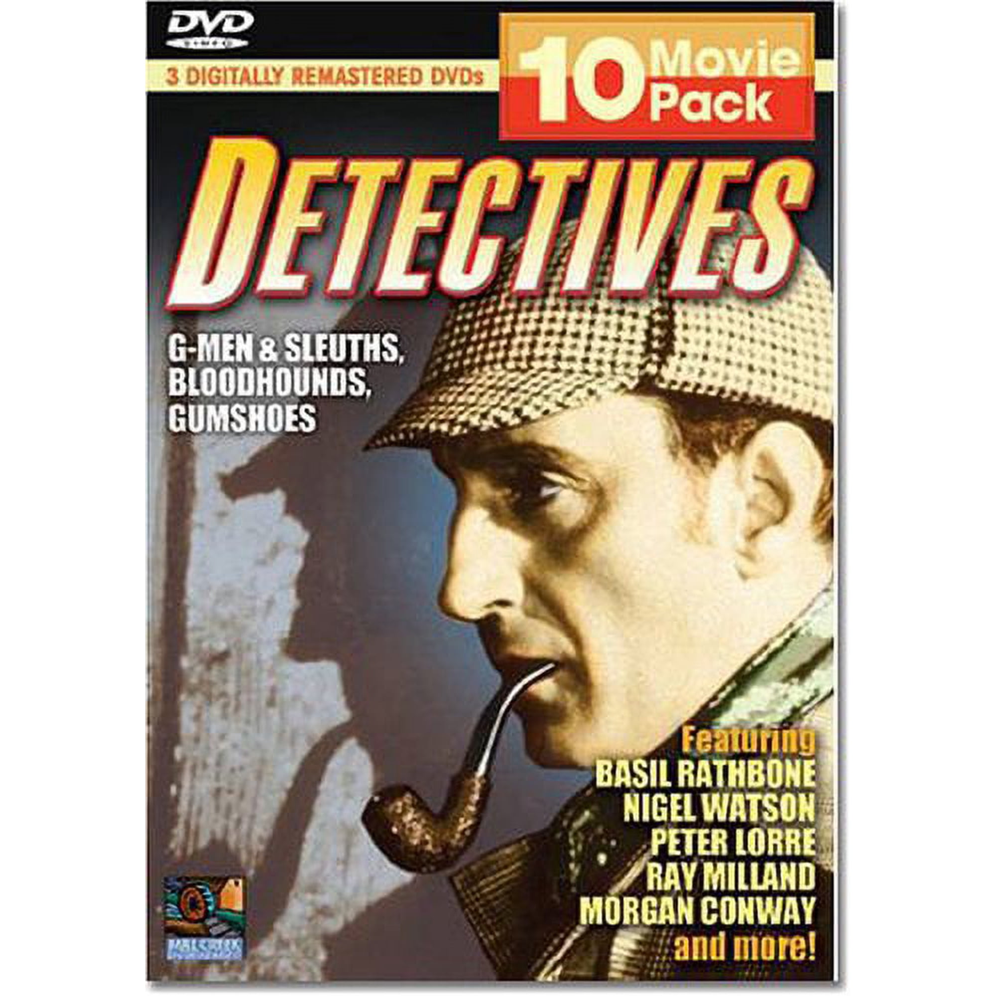 Detectives 10 Movie Pack (DVD, 2005, 4-Disc Set)