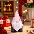 thumbnail image 2 of Cute Pink & Red Dwarf Resin Statue - Valentine's Day Gift, Couple Gnome Decorations, Desktop Decoration for Study, Bedroom, Office, Foyer, Home & Shelf Decorative Ornament (1pc/25pc), 2 of 7
