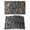 Black, variant on Gray Lines Placemats Set of 8, Vintage Wave Stripes Texture Simple Placemats for Dining Table, Place Mats for Kitchen Tabletop, Waterproof Wipeable Dining Table Mats Set