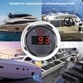 thumbnail image 4 of Battery Monitor Gauge Digital Display Gauge Waterproof Digital Meter Digital Gauge With Alarm Boats Gauge 52Mm 2in Battery Digital Gauge Waterproof AntiFog Meter 12V With Smart, 4 of 8