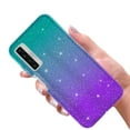 thumbnail image 3 of TCL Stylus 5G Case, Rosebono Hybrid Glitter Cover Protection Case For TCL Stylus 5G (Teal/Purple), 3 of 4