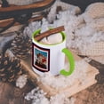 thumbnail image 5 of 3dRose, US Army Textured, 11oz Two-Tone Green Mug, 5 of 7