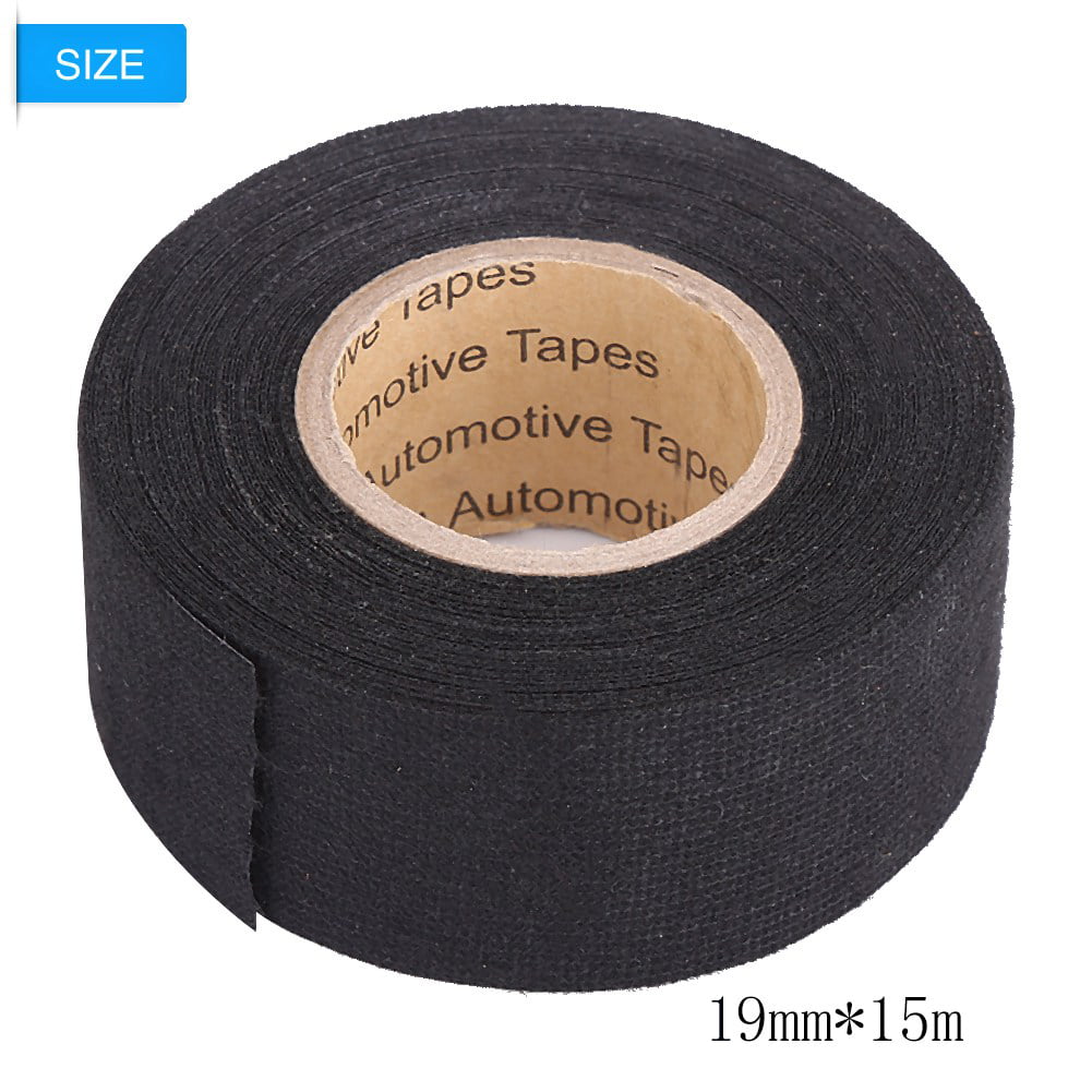 Cloth Tape Automotive Wire Loom Tape Multipurpose Matte Black for Carpet for Pipe Repair 