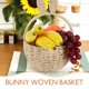 thumbnail image 2 of Banny Woven Farty Party Paper String Woven Candy Candy Candy Canasta de almacenamiento de picnic de conejo, 2 of 6