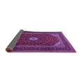 thumbnail image 2 of Ahgly Company Indoor Square Medallion Purple Traditional Area Rugs, 6' Square, 2 of 4