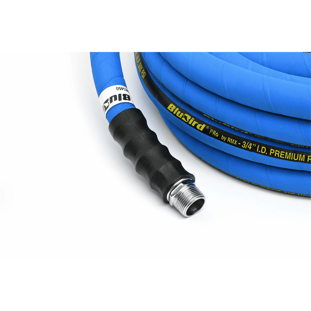 Blubird BB3450 Rubber, 3/4in x 50ft Air Hose 3/4 in Air Inlet Size MNPT