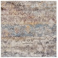 thumbnail image 2 of SAFAVIEH Bristol Elihu Abstract Polyester Area Rug, Turquoise/Multi, 7' x 7' Square, 2 of 8