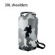 thumbnail image 5 of Greeniant Bolsa de Rafting, resistente al desgaste, tamaño compacto, paquete de deriva, multiusos, gran sellado, saco seco, de almacenamiento, Deportes acuáticos 30L Hombros Gris, 5 of 6
