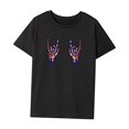 thumbnail image 3 of Camiseta para mujer verano femenino cuello redondo camiseta para vacaciones compras caminar senderismo M, 3 of 7