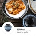 thumbnail image 2 of 1pc Japanese Style Miso with Lid Soup Bowl Ramen Bowl Melamine Soup Bowl, 2 of 4