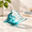 Half Blue, variant on 8.4" Glconch Figurines Hand Blown Seashell Art Figurine