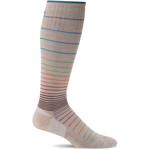 Calcetín de compresión Sockwell Circulator Barley para mujer S/M
