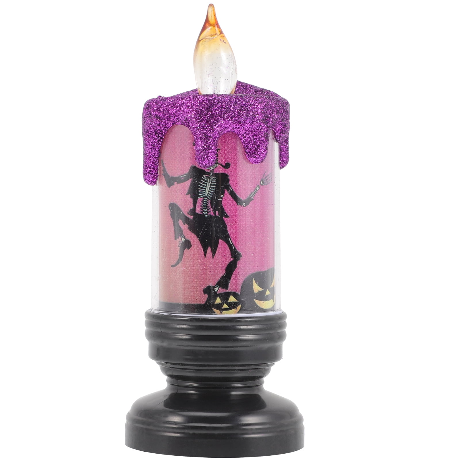 Halloween Candle LED Flameless Skeleton Candle Light Halloween Party