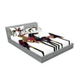 thumbnail image 2 of Ambesonne Ethnic Fitted Sheet & Pillow Sham Set, Cultural Woman on Wild Horse, Full, Multicolor, 2 of 2